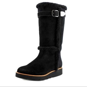 SOLD Coach Belmont Women Round Toe Suede  Boot